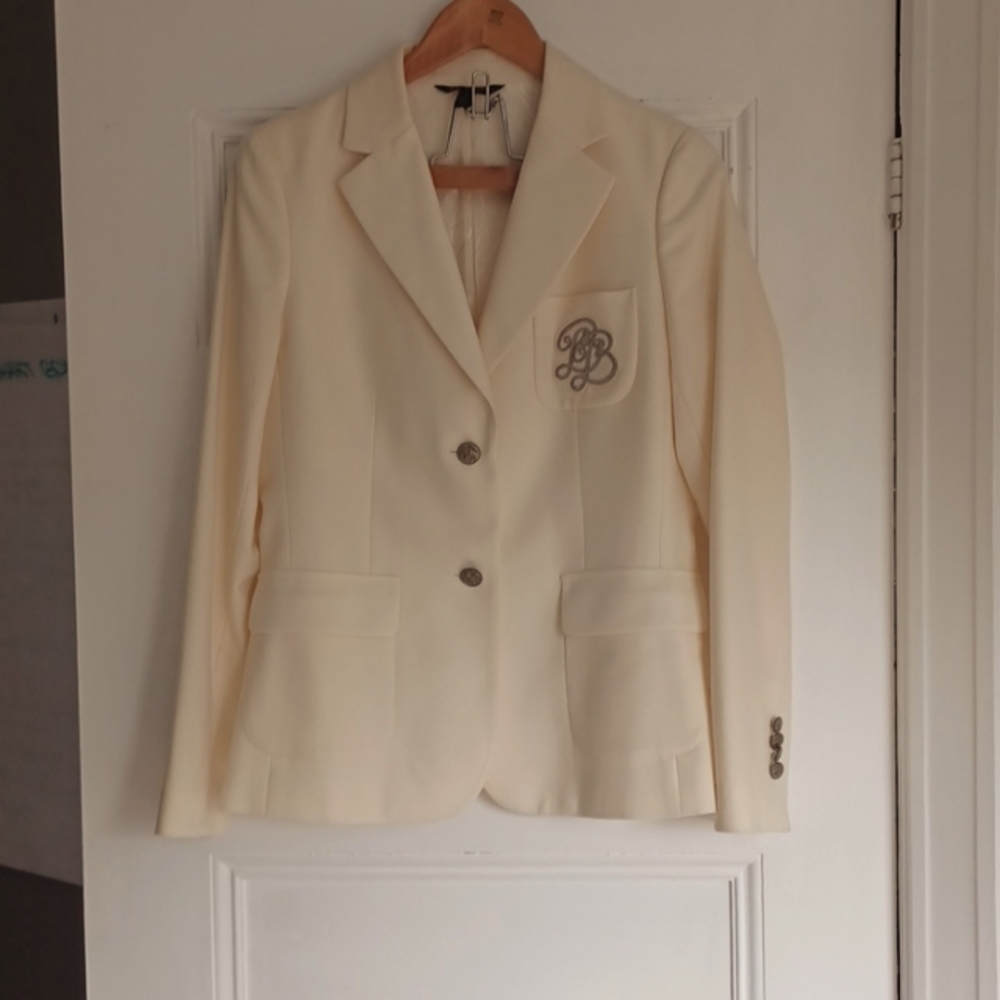 Brooks Brothers Cream Wool Pant Suit